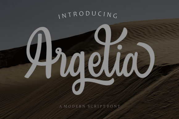 Argelia: A Stylish Script Font for Campaigns