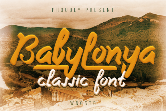 Babylonya: A Stylish Script Font