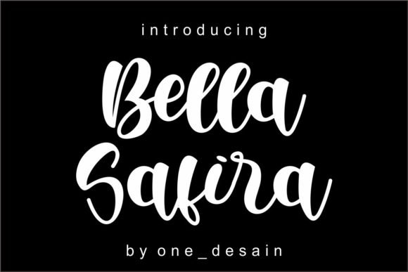 Bella Safira Font for Creative Makers