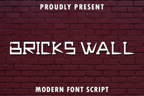 Bricks Wall: A Handwritten Font for Realistic Design
