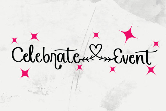 Celebrate Event Font: Elegant Script for Web Design