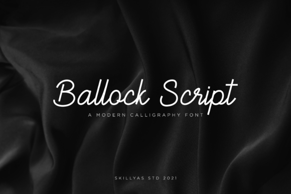 Discover Ballock, a Flowing Handwritten Font
