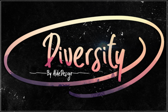 Diversity: A Handwritten Font for Creative Branding