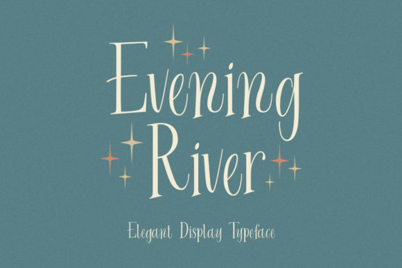 Evening River: A Script Font for Creative Campaigns