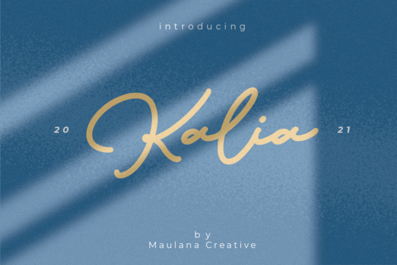 Kalia: A Handwritten Font for Creative Makers