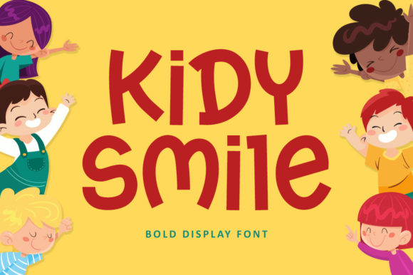 Kidy Smile: A Playful Font for Web Design