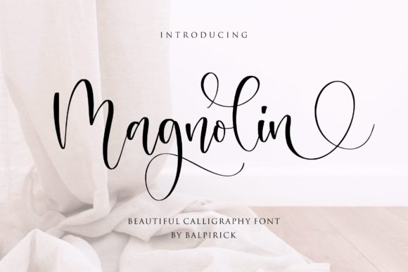 Magnolin: A Romantic Calligraphy Typeface