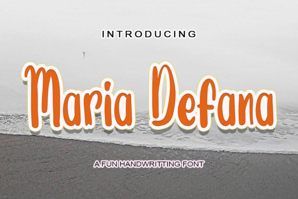 Maria Defana: A Creative Font for Bold Campaigns