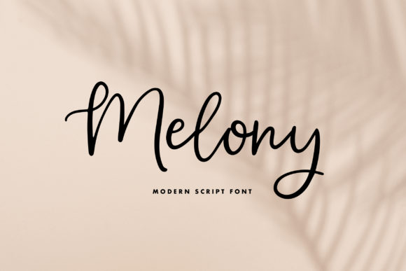 Melony: Elegant Script Font