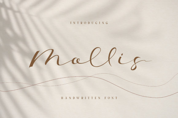 Mollis: A Script Font for Creative Makers