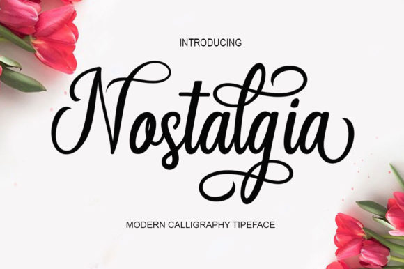 Nostalgia Font: Handwritten Charm for Crafters