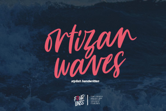Ortizan Waves: A Stylish Script Font