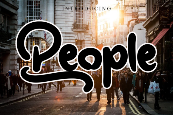 People: A Handwritten Font for Marketing Magic