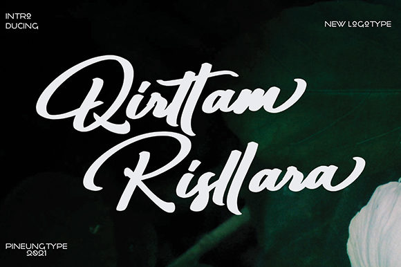Qirttam Risllara: A Stylish Script Font