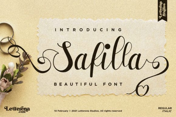 Safilla: A Handwritten Font for Creative Makers