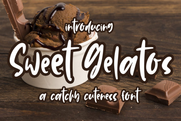 Sweet Gelatos Font for Creative Makers