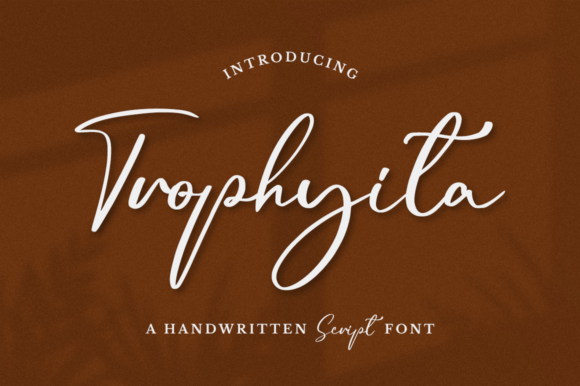 Trophyita: A Graceful Script Font