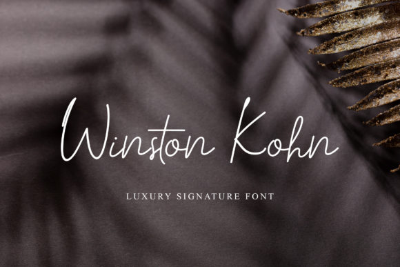 Winston Kohn Font for Creative Makers