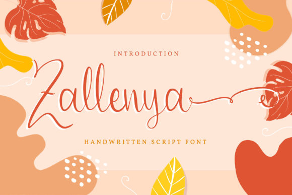 Zallenya: A Romantic Script Font